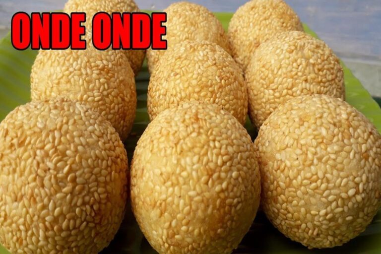 Cara Membuat Onde-Onde Wijen Isi Kacang Hijau