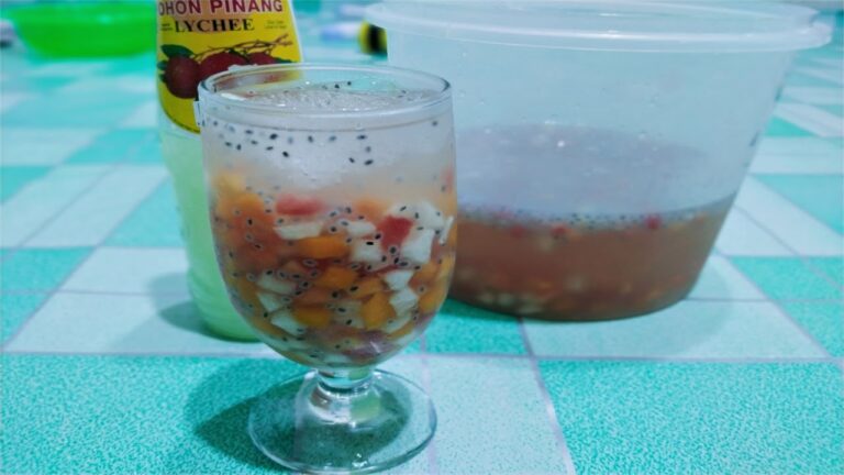 Resep Es Buah Segar dengan Sirup Special