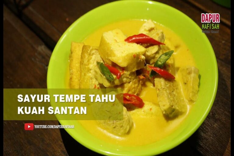 Resep Lodeh Tempe dengan Kuah Santan