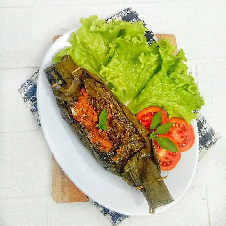 Pepes Ikan Kembung Daun Pisang Aroma Sedap Rasa Lezat Menggoda Selera